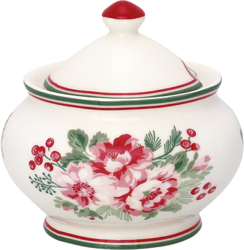 Greengate CHARLINE White Zuckerdose