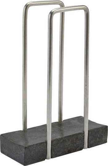 Aquanova Hammam Gästetuch Halter Dunkelgrau