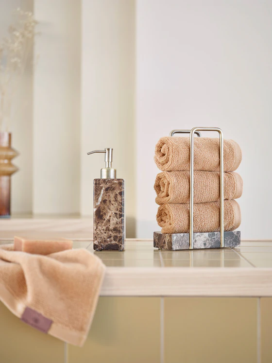 Aquanova Hammam Gästetuch Halter Braun
