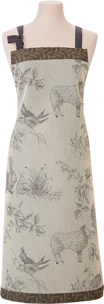 Le Jacquard Francais Josephine Grey / Hirondelle Küchenschürze