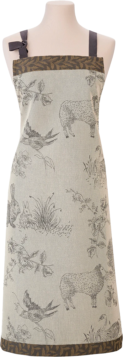 Le Jacquard Francais Josephine Grey / Hirondelle Küchenschürze