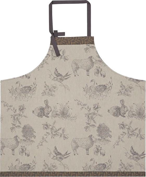 Le Jacquard Francais Josephine Grey / Hirondelle Küchenschürze