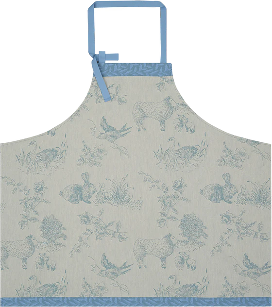 Le Jacquard Francais Josephine Blue / Myosotis Küchenschürze