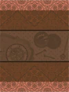 Le Jacquard Francais Tsar Brown / Oscietre  Geschirrtuch