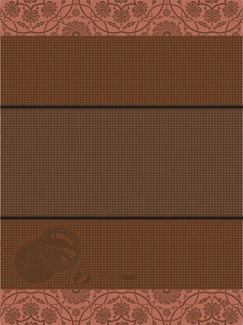 Le Jacquard Francais Tsar Brown / Oscietre Küchenhandtuch
