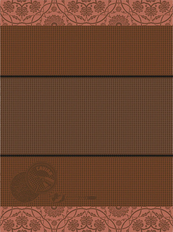 Le Jacquard Francais Tsar Brown / Oscietre Küchenhandtuch