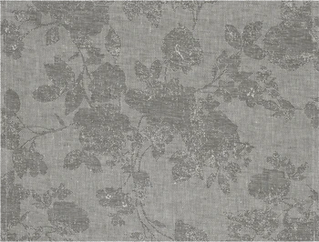 Le Jacquard Francais Casual Flower Blue / Ardoise Tischset Leinen /beschichtet 