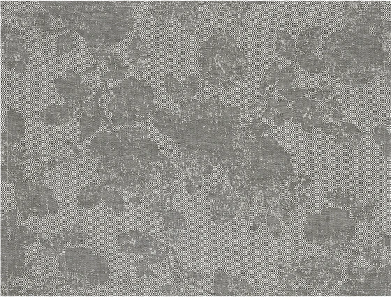 Le Jacquard Francais Casual Flower Blue / Ardoise Tischset Leinen /beschichtet 