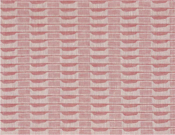Le Jacquard Francais CASUAL Ethnic Pink / Pomme Tischset Leinen /beschichtet