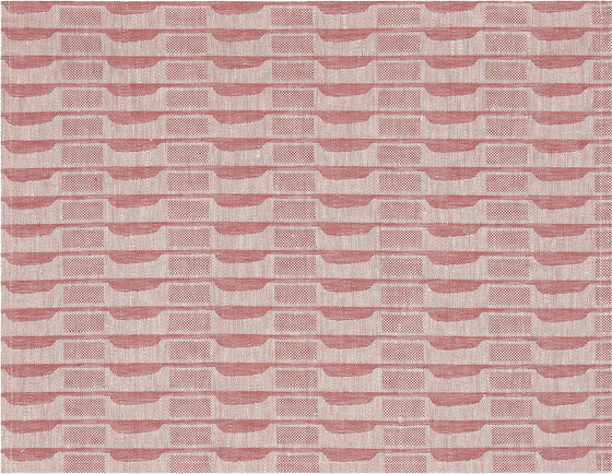 Le Jacquard Francais CASUAL Ethnic Pink / Pomme Tischset Leinen /beschichtet