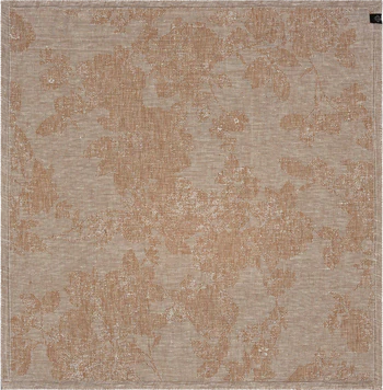 Le Jacquard Francais Casual Brown / Noisette Serviette Leinen