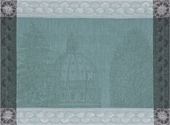 Le Jacquard Francais Symphonie Baroque Smoke / Fumee Tischsets 