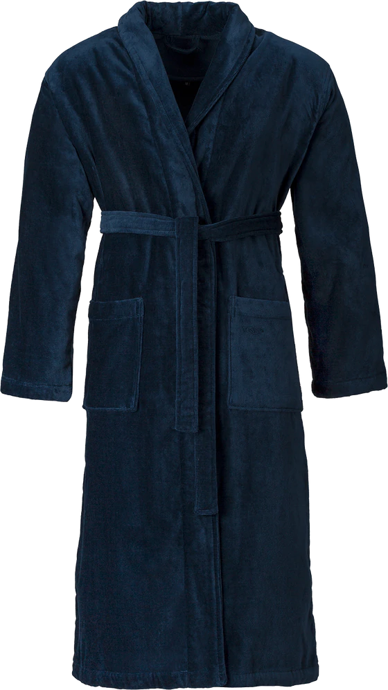 Vossen Feeling-L Herren Bademantel in Winternight: Eleganter Winterkomfort