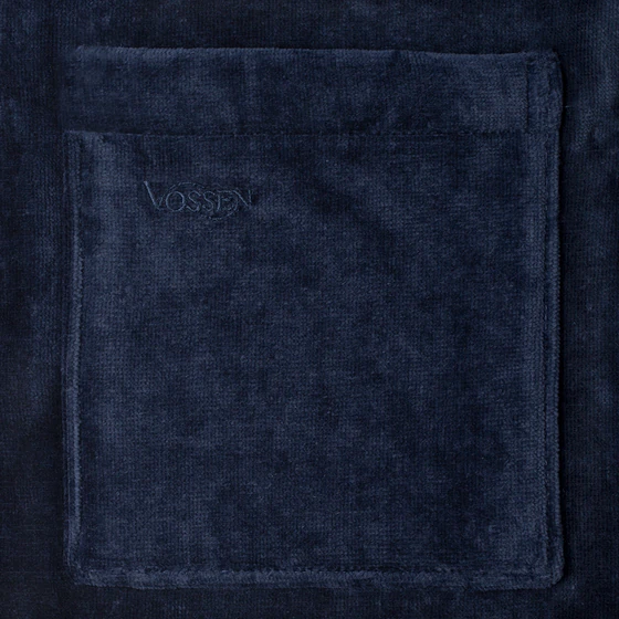 Vossen Feeling-L Herren Bademantel in Winternight: Eleganter Winterkomfort