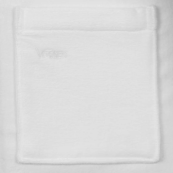 Vossen Feeling-L Herren Bademantel in Weiß: Eleganz und Komfort