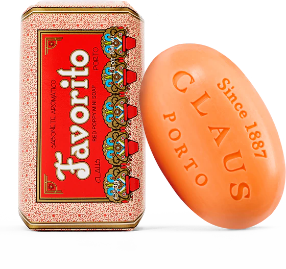 Claus Porto Favorito Red Poppy Seife