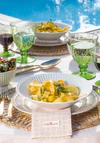 Greengate Alice White Pasta Teller