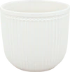 Greengate Alice White Flower pot