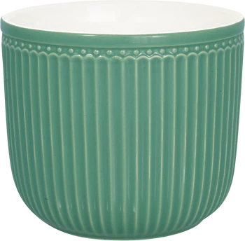 Greengate Alice Dusty green Flower pot