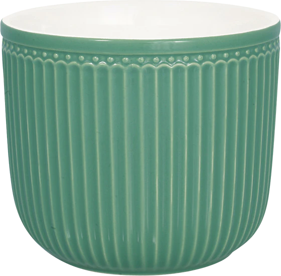 Greengate Alice Dusty green Flower pot