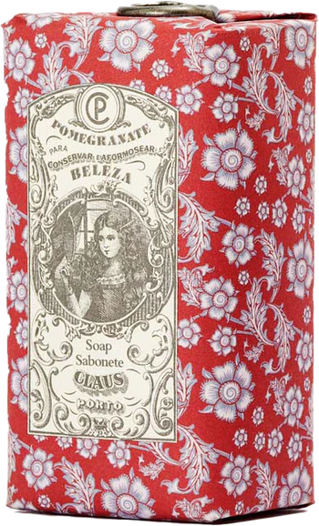 Claus Porto Mirror Pomegranate Wax Sealed Seife