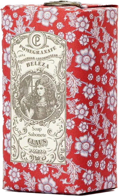 Claus Porto Mirror Pomegranate Wax Sealed Seife