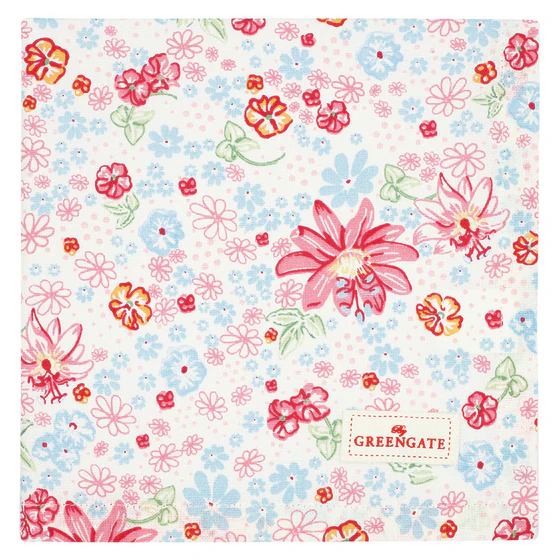 Greengate Xenia White Stoffserviette