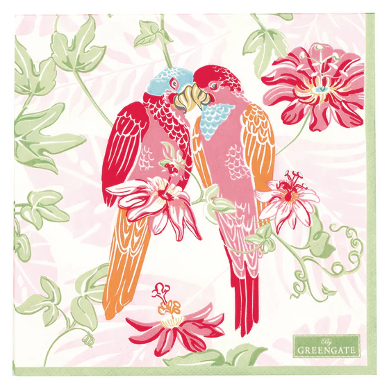 Greengate Fallulah White Papierserviette 20 Stk.