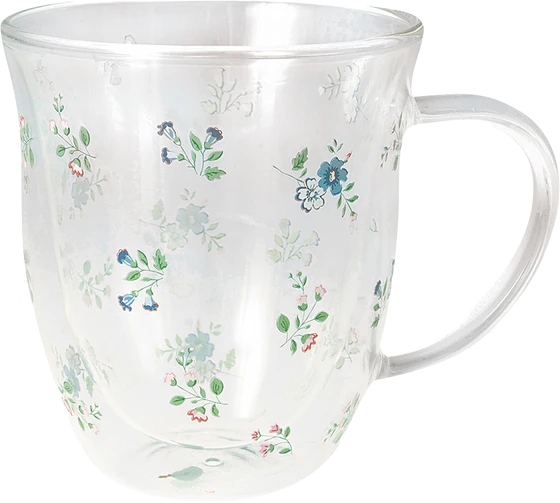 Greengate Glas Mug Ailis white