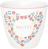 Greengate Columbine White Mutti Latte cup