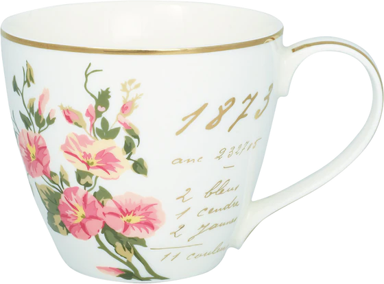 Greengate Jacobe White Tasse