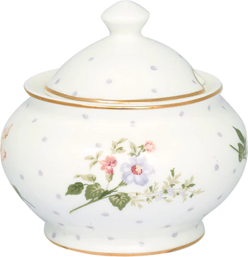 Greengate Asta White Zuckerdose