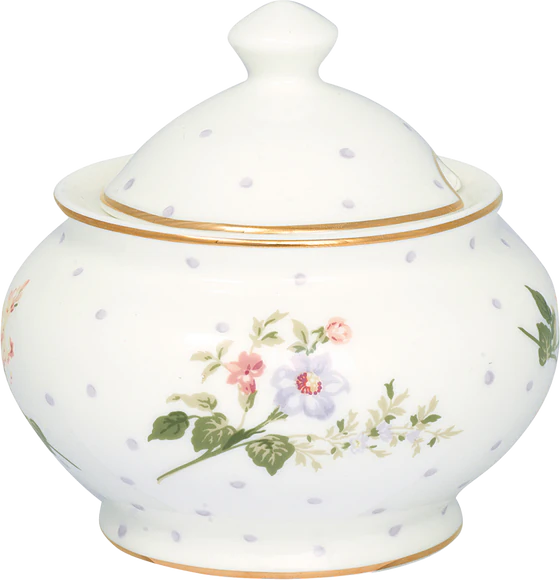 Greengate Asta White Zuckerdose