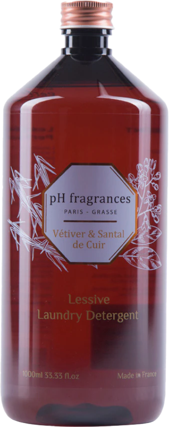 ph fragrances Laundry Detergent Vetiver & Santal de Cuir (1000ml) - flüssig Waschmittel
