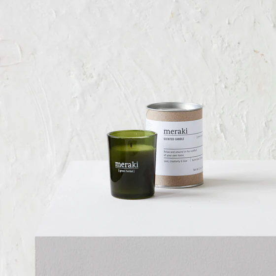 Meraki Duftkerze - Green herbal
