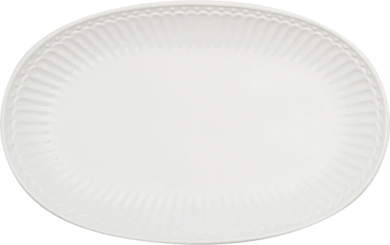 Greengate Alice White Biscuit Plate