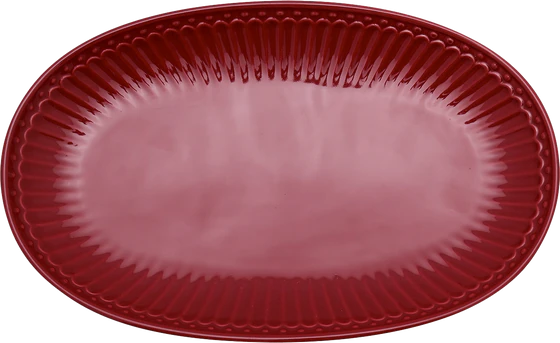 Greengate Alice Claret Red Biscuit Plate