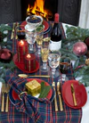 Greengate Alice Claret Red Biscuit Plate