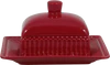 Greengate Alice Claret Red Butterdose - dark red