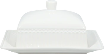 Greengate Alice White Butterdose