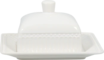 Greengate Alice White Butterdose