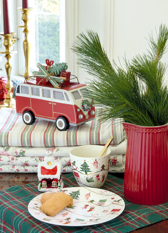 Greengate Alice Claret Red Krug
