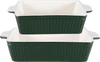 Greengate Alice Pinewood Green Auflaufform 2er Set - small - dark green