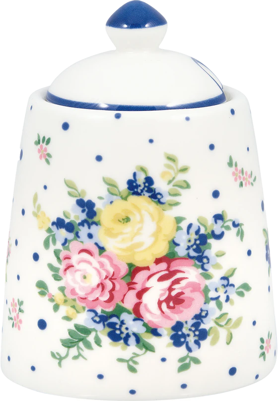 Greengate Laura White Zuckerdose