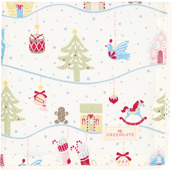 Greengate Laura Christmas Stoffserviette