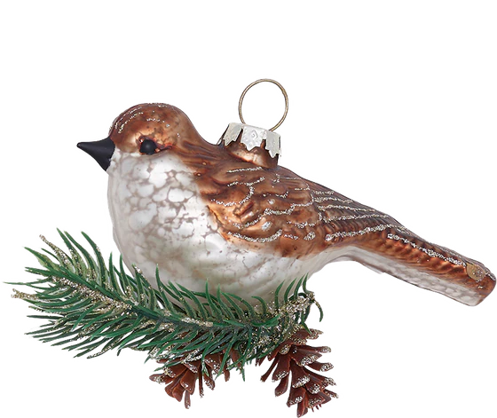 Greengate Anhänger Vogel Leonora White