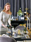Greengate Aslaug Dark Grey Suppen Schale