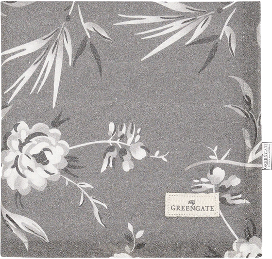 Greengate Aslaug Dark Grey Stoffserviette