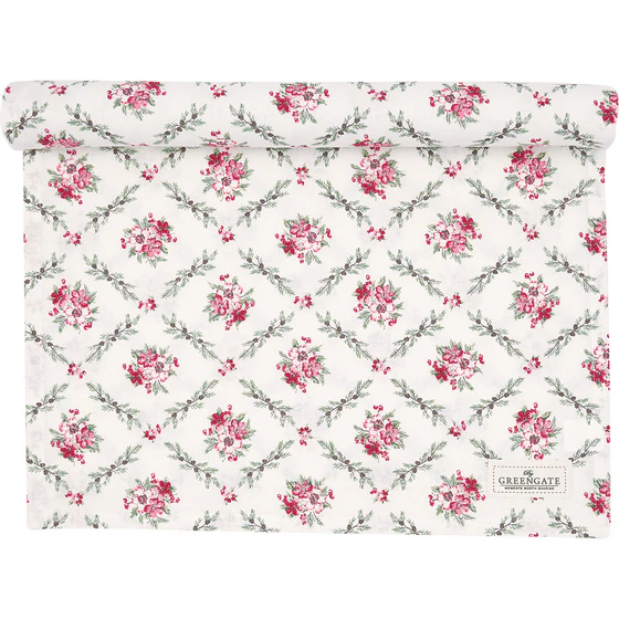 Greengate Gry White Tischläufer