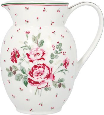 Greengate Leonora White Krug